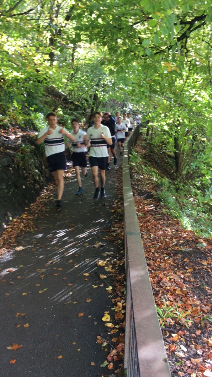 Glasgow Academy runners